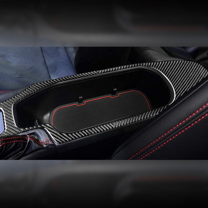 2 in 1 Car Carbon Fiber Central Armrest Panel Set B Decorative Sticker for Subaru BRZ / Toyota 86 2017-2019, Right Drive - Car Interior Mouldings by PMC Jewellery | Online Shopping South Africa | PMC Jewellery | Buy Now Pay Later Mobicred