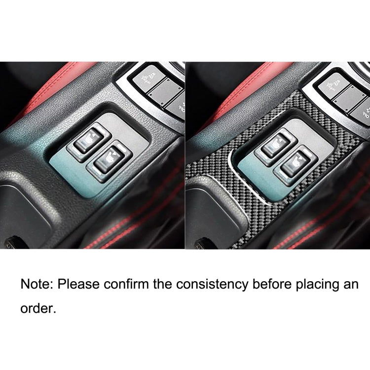 Car Carbon Fiber Central Armrest Panel Decorative Sticker for Subaru BRZ / Toyota 86 2017-2019, Right Drive - Car Interior Mouldings by PMC Jewellery | Online Shopping South Africa | PMC Jewellery | Buy Now Pay Later Mobicred