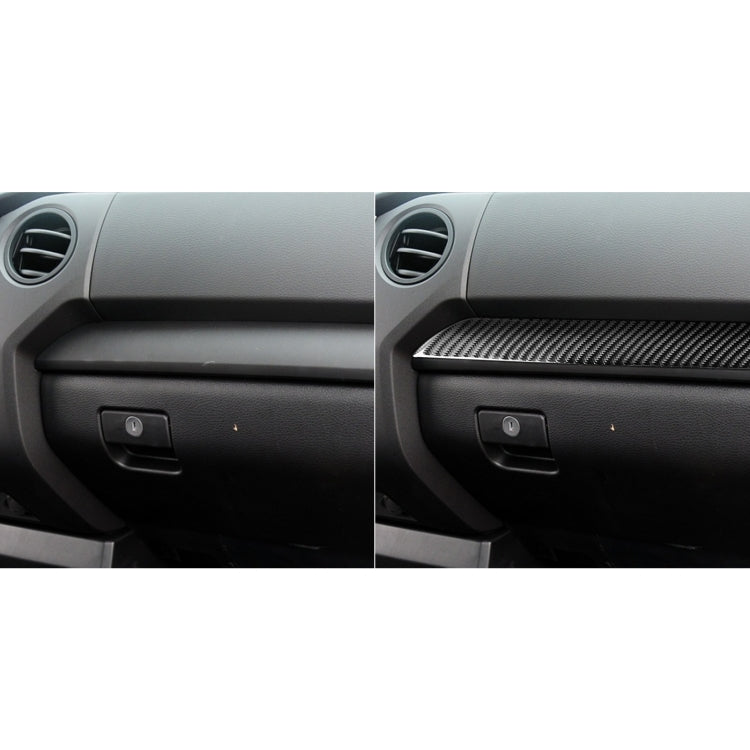 3 PCS / Set Carbon Fiber Car Center Console Decorative Sticker for Toyota Tundra 2014-2018, Left Driving - Car Interior Mouldings by PMC Jewellery | Online Shopping South Africa | PMC Jewellery | Buy Now Pay Later Mobicred