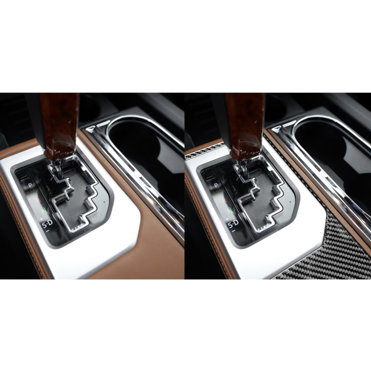 Carbon Fiber Car Gear Outer Frame Decorative Sticker for Toyota Tundra 2014-2018, Left Right Driving Universal - Car Interior Mouldings by PMC Jewellery | Online Shopping South Africa | PMC Jewellery | Buy Now Pay Later Mobicred