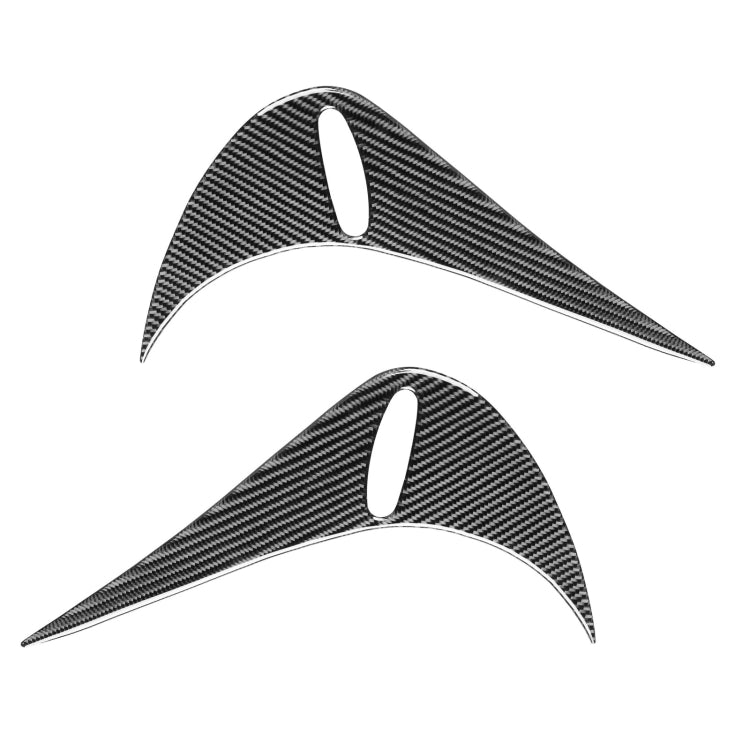 2 PCS / Set Carbon Fiber Car Back Lamp Eyebrow Decorative Sticker for Toyota GT86 / Subaru BRZ 2012-2016, Drop Glue Version - Lamp Decoration by PMC Jewellery | Online Shopping South Africa | PMC Jewellery | Buy Now Pay Later Mobicred