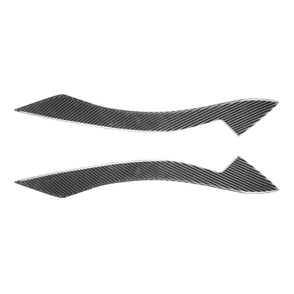 2 PCS / Set Carbon Fiber Car Lamp Eyebrow Decorative Sticker for BMW Z4 / E89 2009-2015, Drop Glue Version - Lamp Decoration by PMC Jewellery | Online Shopping South Africa | PMC Jewellery | Buy Now Pay Later Mobicred