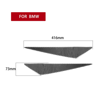 2 PCS / Set Carbon Fiber Car Lamp Eyebrow Decorative Sticker for BMW X1/E84 2009-2014, Drop Glue Version - Lamp Decoration by PMC Jewellery | Online Shopping South Africa | PMC Jewellery | Buy Now Pay Later Mobicred