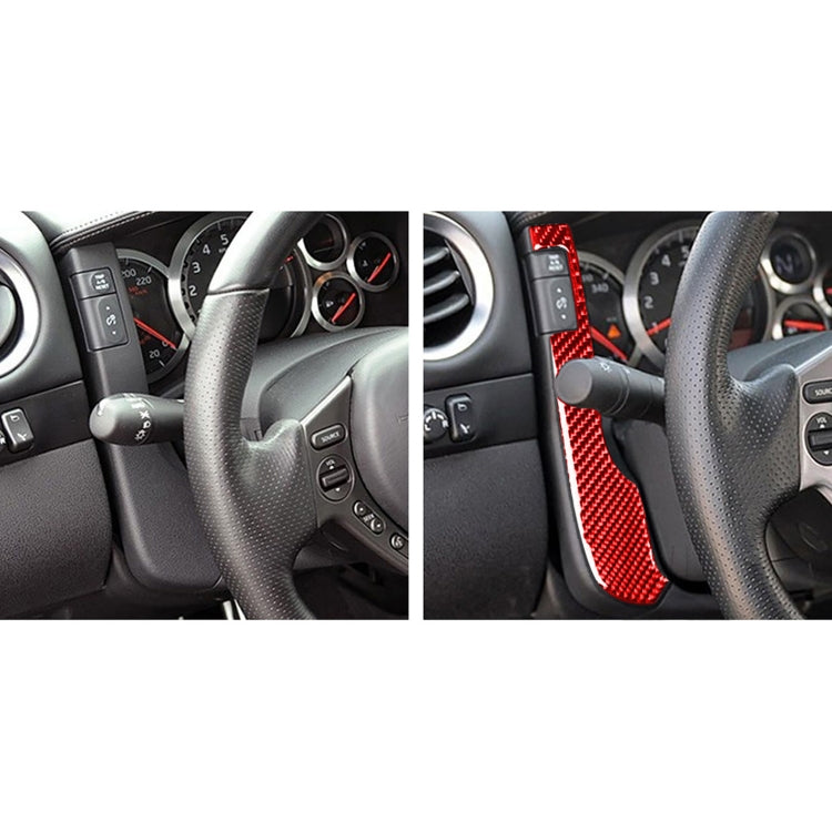 2 PCS / Set Carbon Fiber Car Speedometer Decorative Sticker for Nissan GTR R35 2008-2016, Left and Right Driving Universal(Red) - Car Interior Mouldings by PMC Jewellery | Online Shopping South Africa | PMC Jewellery | Buy Now Pay Later Mobicred