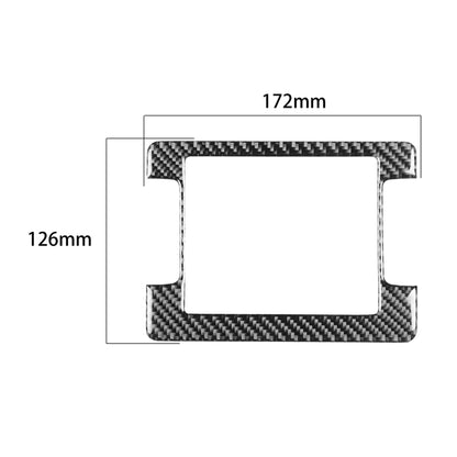 Carbon Fiber Car Navigation Frame Decorative Sticker for Dodge Challenger 2015 to Now, Left Driving - Car Interior Mouldings by PMC Jewellery | Online Shopping South Africa | PMC Jewellery | Buy Now Pay Later Mobicred