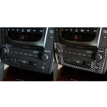 Carbon Fiber Car CD Panel B Version Decorative Sticker for Lexus GS 2006-2011,Left and Right Drive Universal - Car Interior Mouldings by PMC Jewellery | Online Shopping South Africa | PMC Jewellery | Buy Now Pay Later Mobicred