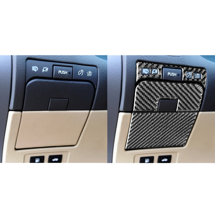 3 PCS / Set Carbon Fiber Car Trunk Switch Panel Decorative Sticker for Lexus GS 2006-2011,Left and Right Drive Universal - Car Interior Mouldings by PMC Jewellery | Online Shopping South Africa | PMC Jewellery | Buy Now Pay Later Mobicred