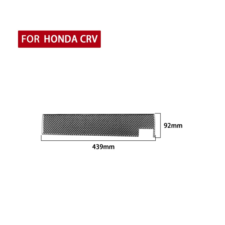 Carbon Fiber Car Co-pilot Glove Box Panel Decorative Sticker for Honda CRV 2007-2011,Right Drive - Car Interior Mouldings by PMC Jewellery | Online Shopping South Africa | PMC Jewellery | Buy Now Pay Later Mobicred