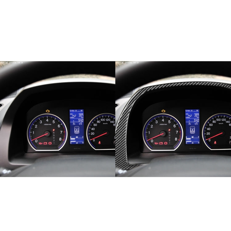 Carbon Fiber Car Dashboard Frame Decorative Sticker for Honda CRV 2007-2011,Left and Right Drive Universal - Car Interior Mouldings by PMC Jewellery | Online Shopping South Africa | PMC Jewellery | Buy Now Pay Later Mobicred