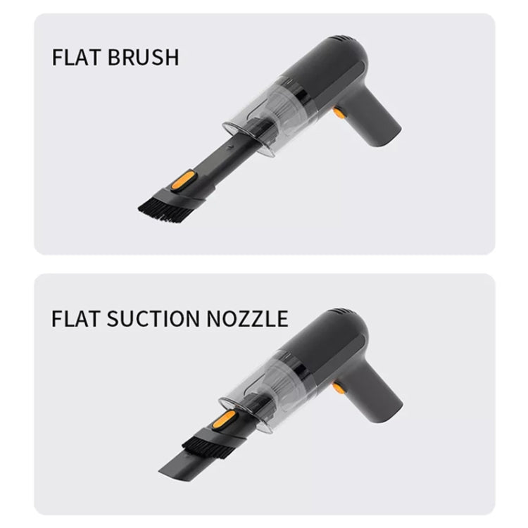 Car Portable Handheld Powerful Vacuum Cleaner Style: Wireless (Orange) - Vacuum Cleaner by PMC TechLife | Online Shopping South Africa | PMC TechLife | Buy Now Pay Later Mobicred