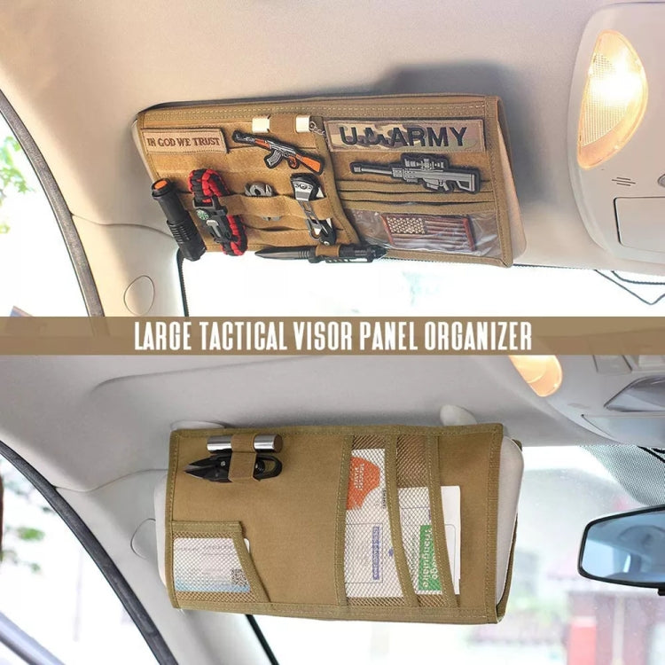 Car Sun Visor Storage Bag Glasses Frame Bill Clip (Black) - Stowing Tidying by PMC Jewellery | Online Shopping South Africa | PMC Jewellery | Buy Now Pay Later Mobicred
