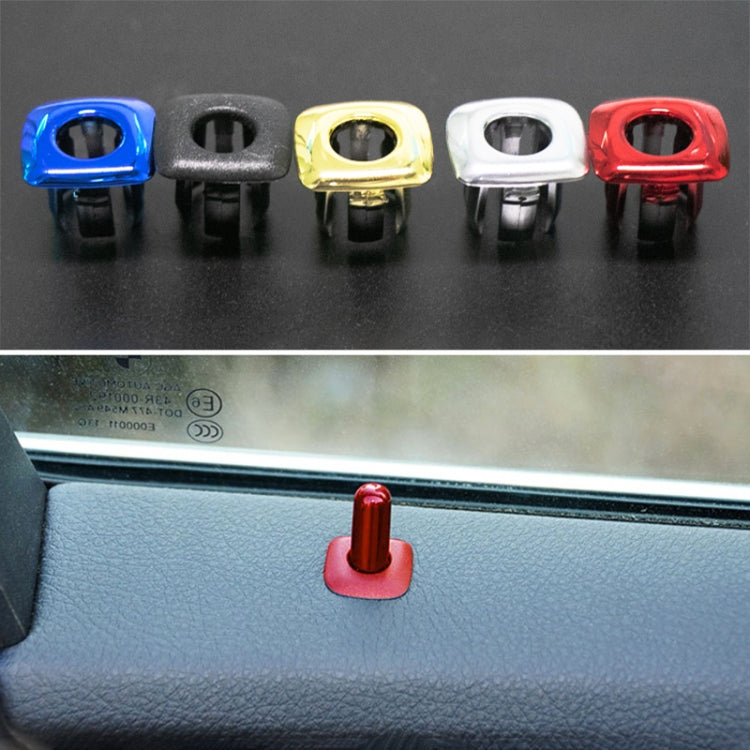 For BMW 5 Series 2011-2017 4 in 1 Car Interior Door Window Trim Panel Locking Knob Button Cover 5142 9171 769 (Blue) - Booster Cable & Clip by PMC TechLife | Online Shopping South Africa | PMC TechLife | Buy Now Pay Later Mobicred