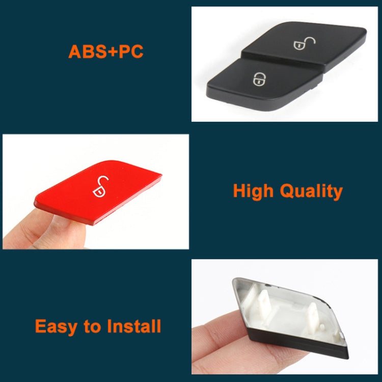For Mercedes-Benz E-Class 2016-2021 Left Driving Car Right Side Door Lock Switch Buttons 2059055251(Red) - Car Switches by PMC TechLife | Online Shopping South Africa | PMC TechLife | Buy Now Pay Later Mobicred