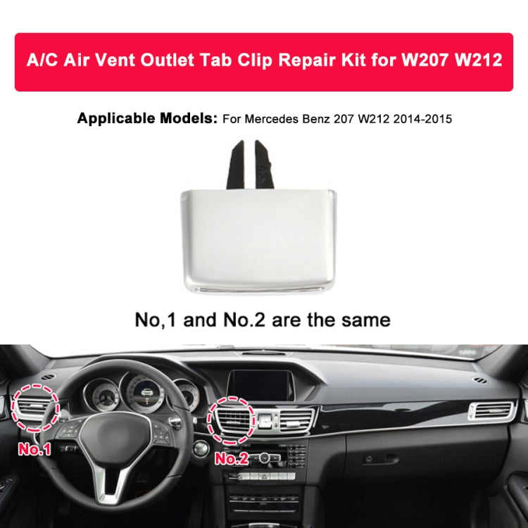 For Mercedes-Benz W212 2014-2015 Car Left Tail Plug Air Conditioning Exhaust Switch Paddle Air Conditioning Leaf Clip 212 830 0154 9116 - Air Conditioning System by PMC TechLife | Online Shopping South Africa | PMC TechLife | Buy Now Pay Later Mobicred