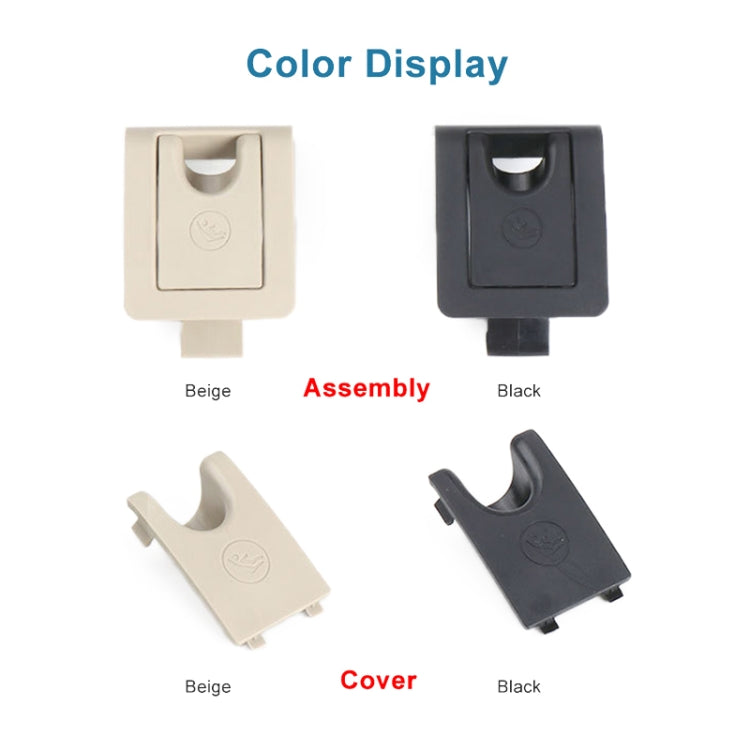 For Toyota Camry 2017- Car Rear Child ISOFIX Switch Seat Safety Cover 2059200513(Black) - Seat Belts & Padding by PMC TechLife | Online Shopping South Africa | PMC TechLife | Buy Now Pay Later Mobicred