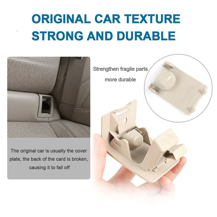 For Toyota Camry 2017- Car Rear Child ISOFIX Switch Seat Safety Cover 2059200513(Beige) - Seat Belts & Padding by PMC TechLife | Online Shopping South Africa | PMC TechLife | Buy Now Pay Later Mobicred