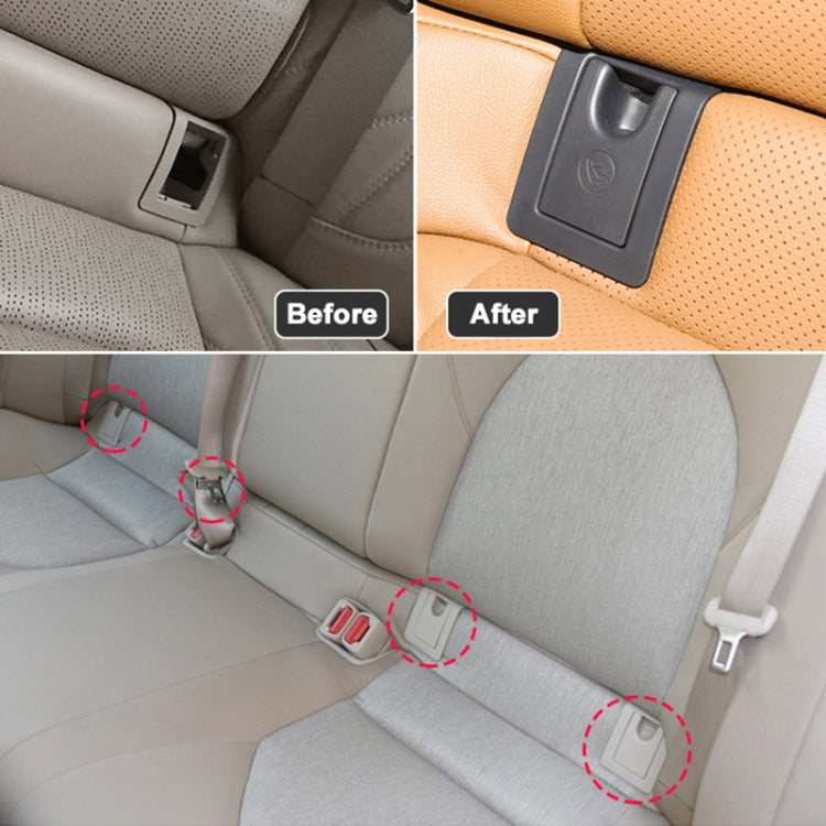 For Toyota Camry 2017- Car Rear Child ISOFIX Switch Seat Safety Cover 2059200513(Beige) - Seat Belts & Padding by PMC TechLife | Online Shopping South Africa | PMC TechLife | Buy Now Pay Later Mobicred