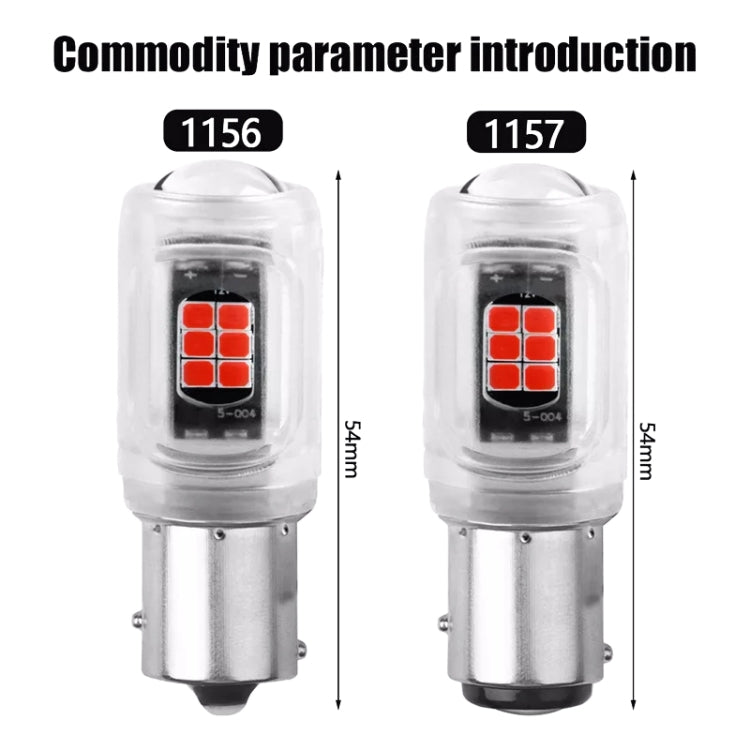 2pcs 1156 DC12V / 2.16W / 0.18A / 480LM Car LED Turn Signal Light(Yellow Light) - Arrow Turn Lights by PMC TechLife | Online Shopping South Africa | PMC TechLife | Buy Now Pay Later Mobicred