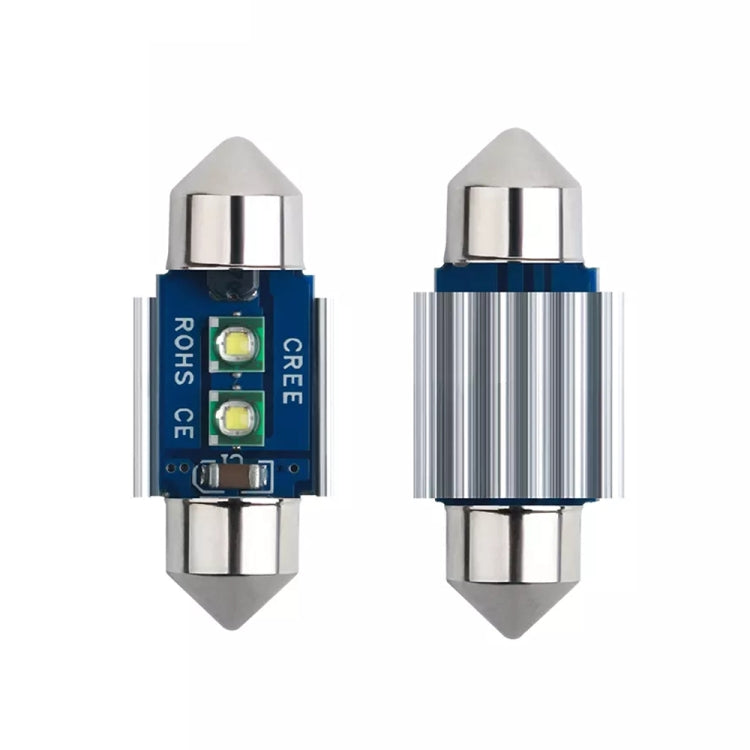 2pcs 31mm IC12V /  2.76W / 0.23A / 300LM 3LEDs SMD Car Reading Lamp Dome Light - free shipping - PMC TechLife - Order now!