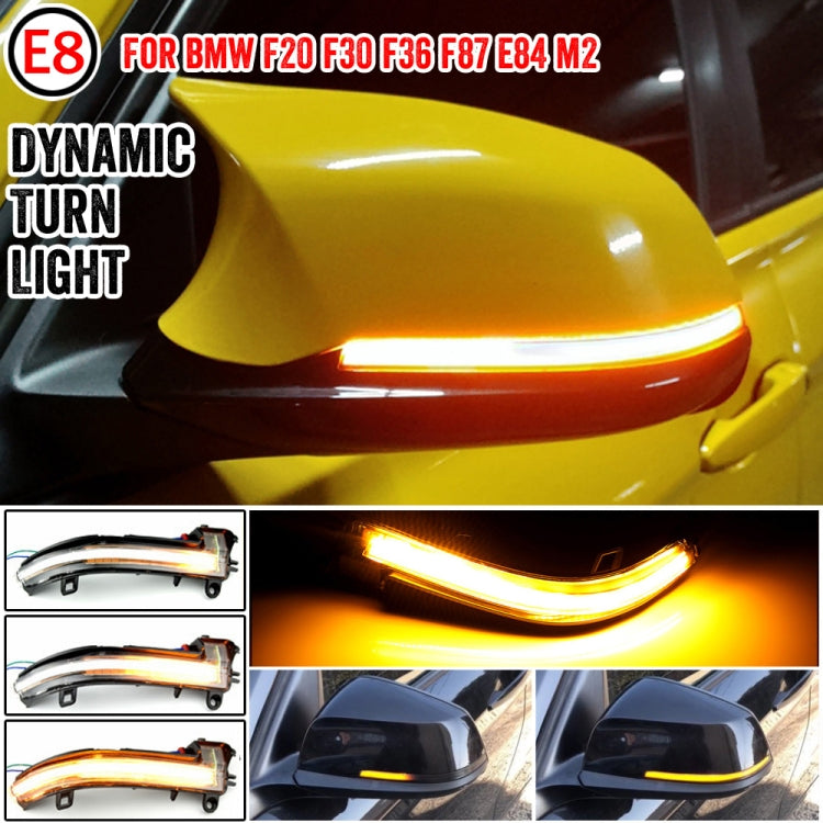 1 Pair For BMW 3 Series F20 Car Dynamic LED Turn Signal Light Rearview Mirror Flasher Water Blinker (Transparent) - Arrow Turn Lights by PMC TechLife | Online Shopping South Africa | PMC TechLife | Buy Now Pay Later Mobicred