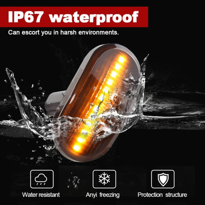 2pcs For Suzuki Jimny JB64W 2018/07- Car Dynamic LED Fender Side Light (Transparent) - Arrow Turn Lights by PMC Jewellery | Online Shopping South Africa | PMC Jewellery | Buy Now Pay Later Mobicred