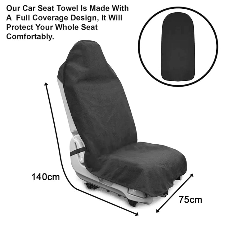 Car Universal Waterproof Anti-skid Seat Cover (Black) - Seat Accessories by PMC Jewellery | Online Shopping South Africa | PMC Jewellery | Buy Now Pay Later Mobicred