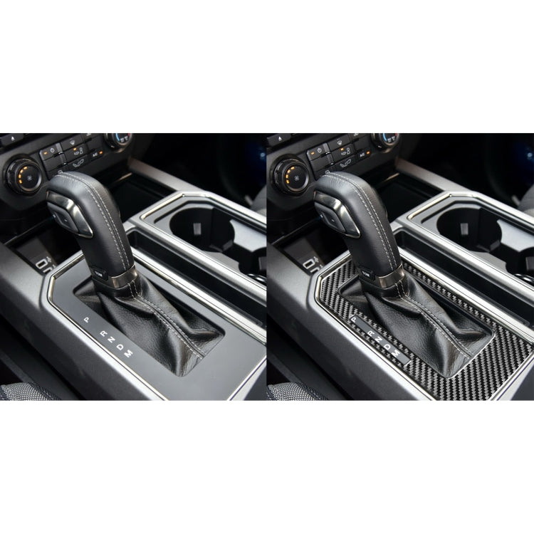 Car Carbon Fiber Gear Panel B Decorative Sticker for Ford F150 2017-2020, Left Drive - Car Interior Mouldings by PMC Jewellery | Online Shopping South Africa | PMC Jewellery | Buy Now Pay Later Mobicred