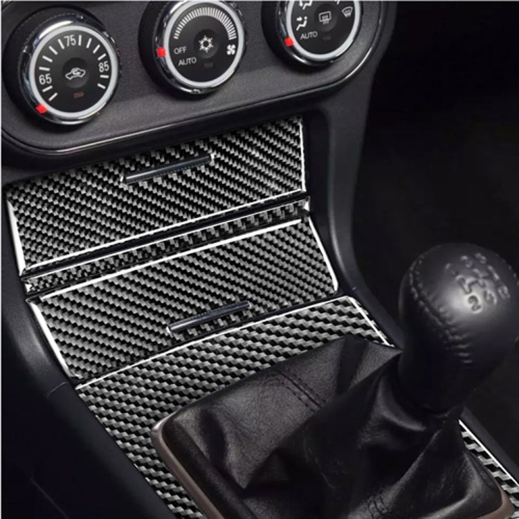 Car Carbon Fiber Storage + Gear Decorative Sticker for Mitsubishi Lancer EVO (Only GT / GTS) 2010-2015, Left and Right Drive Universal - Car Interior Mouldings by PMC Jewellery | Online Shopping South Africa | PMC Jewellery | Buy Now Pay Later Mobicred