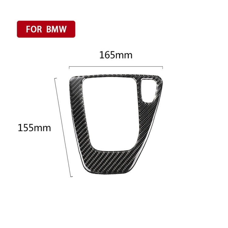 Carbon Fiber Car Right Driving Gear Panel Decorative Sticker for BMW E90 / E92 2005-2012 - Car Interior Mouldings by PMC Jewellery | Online Shopping South Africa | PMC Jewellery | Buy Now Pay Later Mobicred