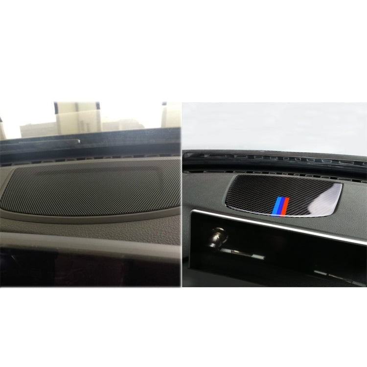 Three Color Carbon Fiber Car Instrument Speaker Panel Decorative Sticker for BMW F30 2013-2018 / F34 2013-2018 - Car Interior Mouldings by PMC Jewellery | Online Shopping South Africa | PMC Jewellery | Buy Now Pay Later Mobicred