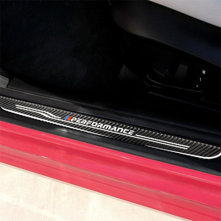 High Edition Carbon Fiber Car Door Threshold Decorative Sticker for BMW E90 2005-2012 - Car Interior Mouldings by PMC Jewellery | Online Shopping South Africa | PMC Jewellery | Buy Now Pay Later Mobicred