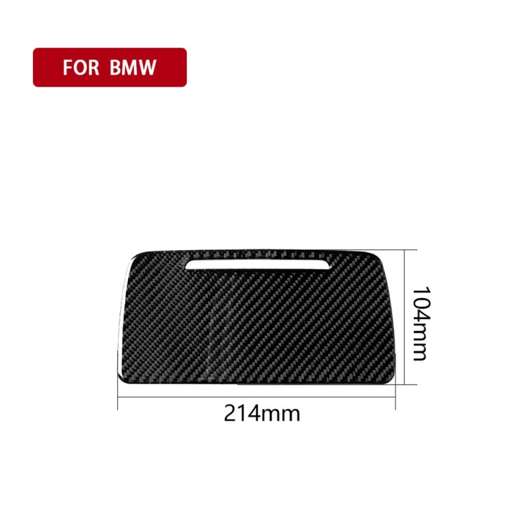 Carbon Fiber Car Storage Box Decorative Sticker for BMW 5 Series F10 2011-2017 - Car Interior Mouldings by PMC Jewellery | Online Shopping South Africa | PMC Jewellery | Buy Now Pay Later Mobicred