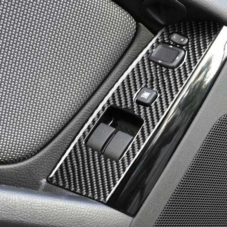 6 in 1 Car Carbon Fiber Left and Right Driving Seat Lift Decorative Sticker for Mazda RX8 2004-2008, Left Drive Low-configured - Car Interior Mouldings by PMC Jewellery | Online Shopping South Africa | PMC Jewellery | Buy Now Pay Later Mobicred