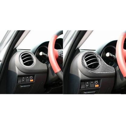 Car Carbon Fiber Dashboard Air Outlet Decorative Sticker for Mazda RX8 2004-2008, Left Drive - Car Interior Mouldings by PMC Jewellery | Online Shopping South Africa | PMC Jewellery | Buy Now Pay Later Mobicred