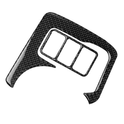 3 in 1 Car Carbon Fiber Central Control Cup Holder Panel Decorative Sticker for Nissan 370Z Z34 2009-, Left and Right Drive Universal - Car Interior Mouldings by PMC Jewellery | Online Shopping South Africa | PMC Jewellery | Buy Now Pay Later Mobicred