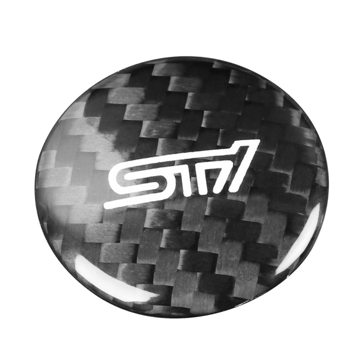 Car Carbon Fiber Engine Start Button Decorative Cover Trim for Subaru BRZ 2013-2019 / 86 2013-2019 (Black) - Decoration Rings by PMC Jewellery | Online Shopping South Africa | PMC Jewellery | Buy Now Pay Later Mobicred