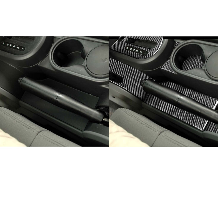 10 in 1 Car Carbon Fiber Gear Console Water Cup Holder Decorative Sticker for Jeep Wrangler JK 2007-2010, Left Drive - Car Interior Mouldings by PMC Jewellery | Online Shopping South Africa | PMC Jewellery | Buy Now Pay Later Mobicred