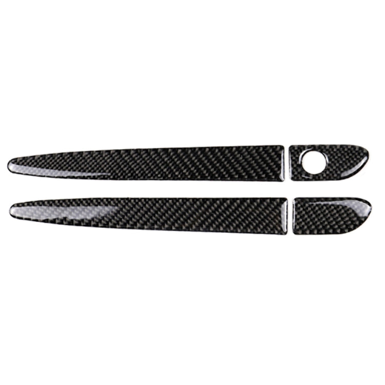 One Set Car Carbon Fiber Outside Door Handle without Smart Hole Decorative Sticker for Mazda CX-5 2017-2018, Left Drive - Decorative Sticker by PMC Jewellery | Online Shopping South Africa | PMC Jewellery | Buy Now Pay Later Mobicred