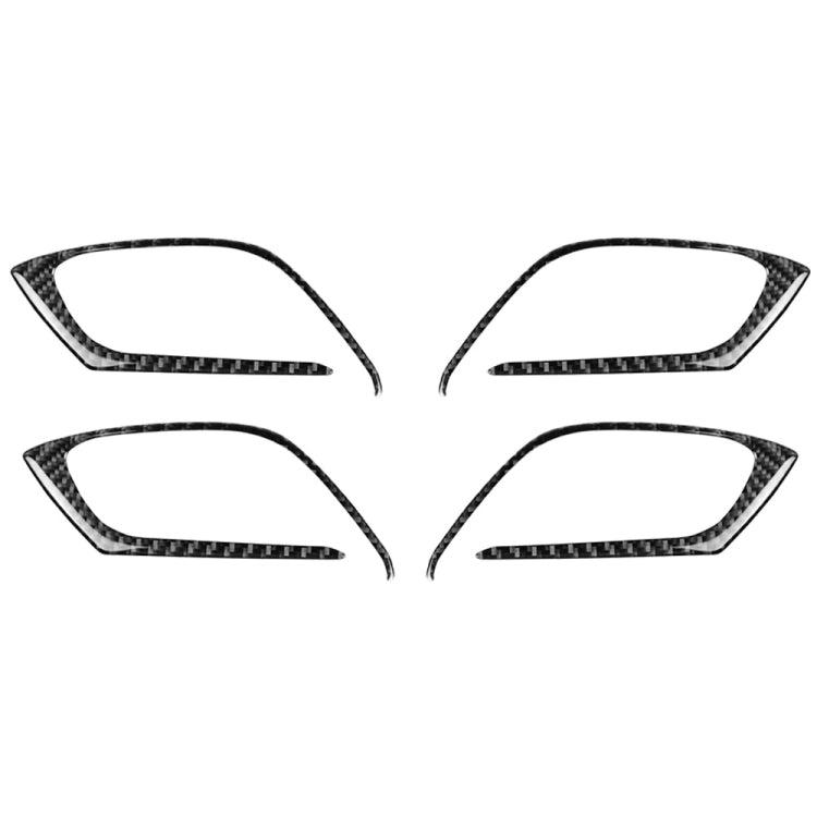 Car Carbon Fiber Inner Door Handle Decorative Sticker for Mazda CX-5 2017-2018, Left and Right Drive Universal - Car Interior Mouldings by PMC Jewellery | Online Shopping South Africa | PMC Jewellery | Buy Now Pay Later Mobicred