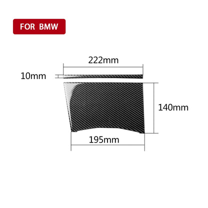 2 in 1 Car Carbon Fiber Water Cup Cover Decorative Sticker for BMW 3 Series G20/G28/325Li/330d/335 2019-2020, Left Drive - Car Interior Mouldings by PMC Jewellery | Online Shopping South Africa | PMC Jewellery | Buy Now Pay Later Mobicred