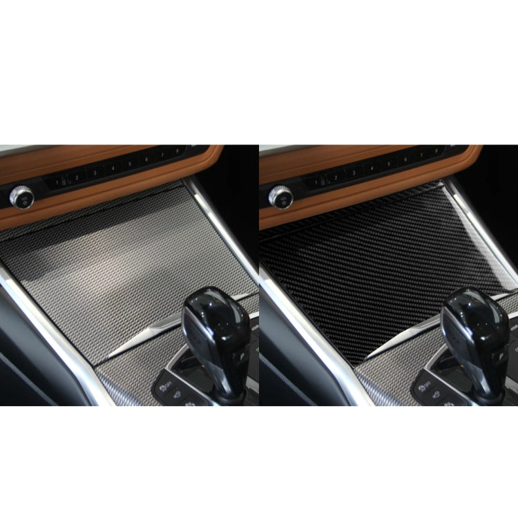 2 in 1 Car Carbon Fiber Water Cup Cover Decorative Sticker for BMW 3 Series G20/G28/325Li/330d/335 2019-2020, Left Drive - Car Interior Mouldings by PMC Jewellery | Online Shopping South Africa | PMC Jewellery | Buy Now Pay Later Mobicred