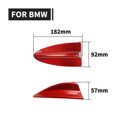 Car Carbon Fiber Antenna Decorative Cover for BMW E90, C Style (Red) - Aerials by PMC Jewellery | Online Shopping South Africa | PMC Jewellery | Buy Now Pay Later Mobicred