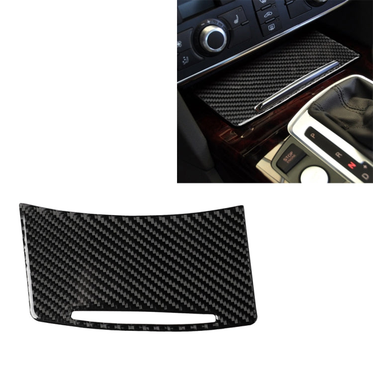 Car Carbon Fiber Storage Cover Decorative Sticker for Audi A6 2005-2011, Left Drive - Car Interior Mouldings by PMC Jewellery | Online Shopping South Africa | PMC Jewellery | Buy Now Pay Later Mobicred