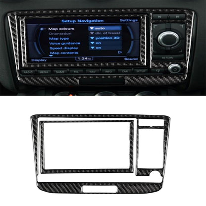 Car Carbon Fiber Air Conditioning CD Panel Decorative Sticker for Audi TT 8n 8J MK123 TTRS 2008-2014, Left and Right Drive Universal, A Style - Car Interior Mouldings by PMC Jewellery | Online Shopping South Africa | PMC Jewellery | Buy Now Pay Later Mobicred