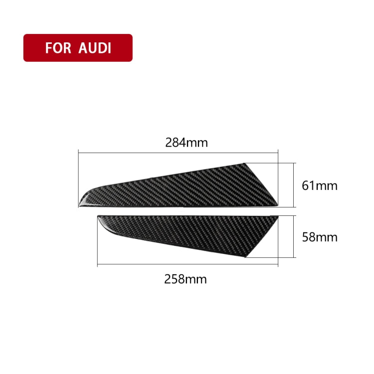 Car Carbon Fiber Gear Shift Position Side Panel Decorative Sticker for Audi A3 2014-2019, Left Drive - Car Interior Mouldings by PMC Jewellery | Online Shopping South Africa | PMC Jewellery | Buy Now Pay Later Mobicred