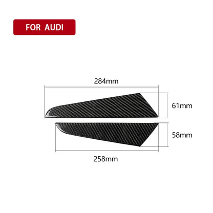 Car Carbon Fiber Gear Shift Position Side Panel Decorative Sticker for Audi A3 2014-2019, Left Drive - Car Interior Mouldings by PMC Jewellery | Online Shopping South Africa | PMC Jewellery | Buy Now Pay Later Mobicred