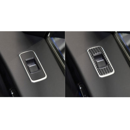 4 in 1 Car Carbon Fiber Lifting Panel Decorative Stickers for Jaguar F-PACE X761 XE X760 2016-2020, Left Drive - Car Interior Mouldings by PMC Jewellery | Online Shopping South Africa | PMC Jewellery | Buy Now Pay Later Mobicred