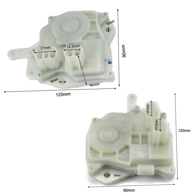 2 PCS Car Front  Door Lock Actuator 72155S84A11(L)+72115S5A003(R) for Honda Accord - Locks & Hasps by PMC Jewellery | Online Shopping South Africa | PMC Jewellery