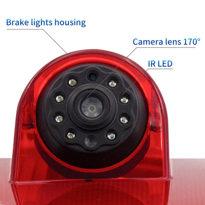 PZ464 Car Waterproof Brake Light View Camera + 7 inch Rearview Monitor for Renault / Vauxhall - Rear View Cameras by PMC Jewellery | Online Shopping South Africa | PMC Jewellery | Buy Now Pay Later Mobicred