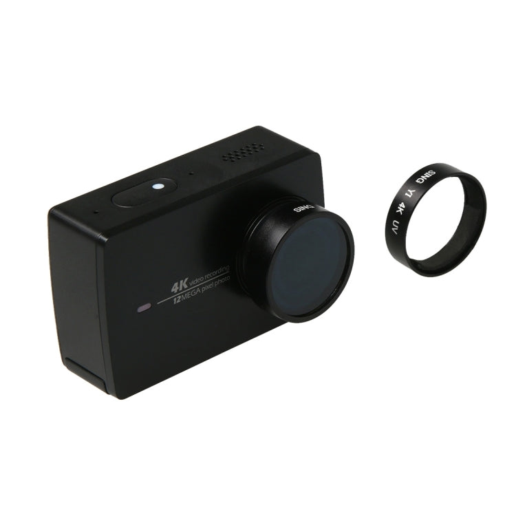 SING for Xiaomi Xiaoyi Yi II Sport Action Camera Proffesional 4K UV Filter(Black) - Lens Filter by PMC Jewellery | Online Shopping South Africa | PMC Jewellery | Buy Now Pay Later Mobicred
